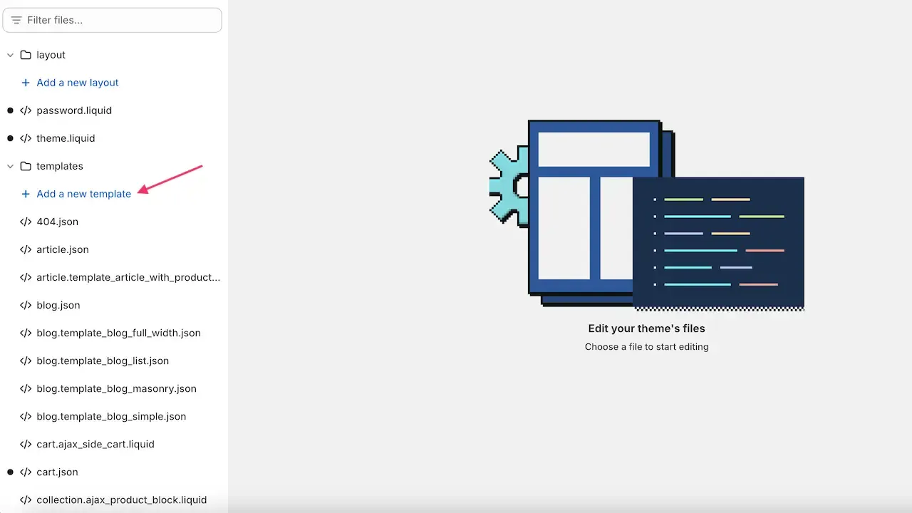 Shopify create robots txt step 1