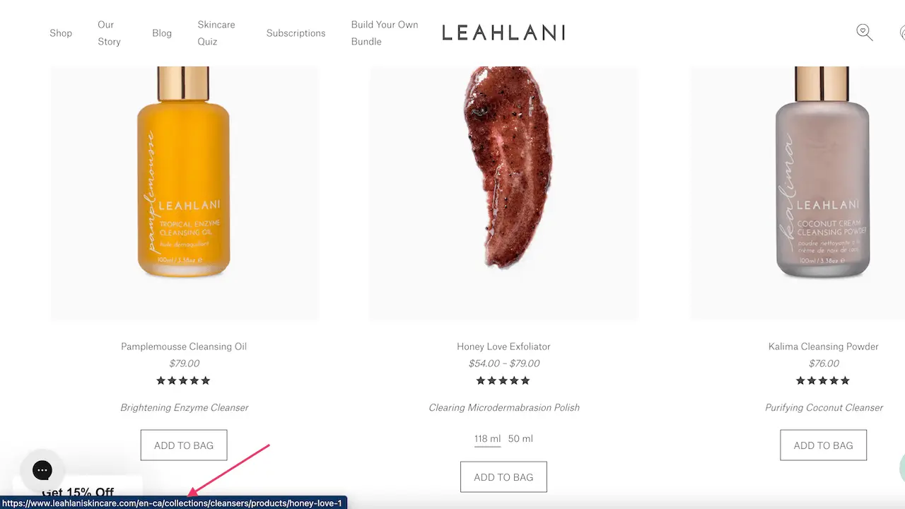 maillage-interne-shopify-url-page-produit-non-canonique